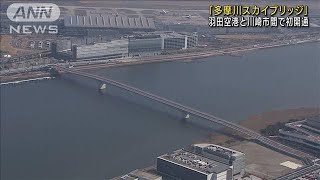 羽田空港と川崎市結ぶ「多摩川スカイブリッジ」開通(2022年3月12日)