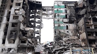 ウクライナ・ボロジャンカ　地下から助け求める声が