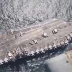 海上自衛隊がアメリカ原子力空母と共同訓練 海軍第7艦隊が動画公開