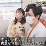 新幹線にペット連れで　ケージからも出せる実証実験(2022年5月21日)