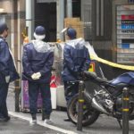 大阪・心斎橋のビル隙間で男性死亡