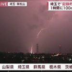【速報】埼玉県に記録的短時間大雨情報(2022年7月28日)