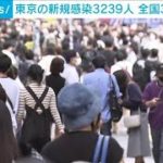 東京都の新規感染3239人　前週の土曜日から634人増加(2022年10月15日)