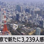 東京で新たに3,239人の感染を確認（2022年10月15日）