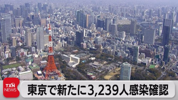 東京で新たに3,239人の感染を確認（2022年10月15日）
