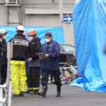 神戸の集合住宅火災　現場検証続く