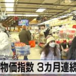 米物価指数 ３カ月連続鈍化【モーサテ】（2023年1月30日）