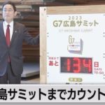 「Ｇ７広島サミット」カウントダウンボード点灯式（2023年1月5日）