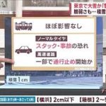 【警報級大雪の恐れ】“積雪5cm”東京都心で何が起きる？交通網は？(2023年2月9日)