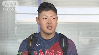 「（外野からの送球は）思ったよりいい球がいってました（笑）」岡本和真(2023年2月22日)