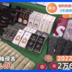 去年、税関で差し止めの知財侵害品2.6万件　3年連続2.5万件超　財務省｜TBS NEWS DIG