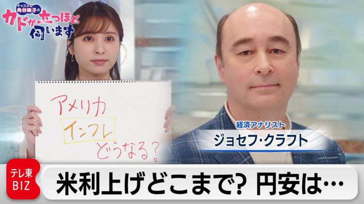 米金融引き締めどこまで？円安さらに進むのか　ジョセフ・クラフト（経済アナリスト）【角谷暁子の「カドが立つほど伺います」】（2023年3月14日）