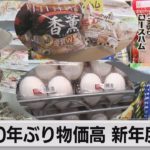 40年ぶり物価高 新年度も…（2023年3月31日）