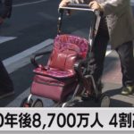 日本の人口 50年後8,700万人 ４割高齢者（2023年4月26日）