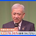“物言う株主”の株主提案否決　セブン&アイ社長続投決定も続投への賛成比率は去年から大幅低下｜TBS NEWS DIG