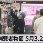 21カ月連続の上昇  5月消費者物価指数 3.2％の上昇（2023年6月23日）