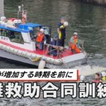 水難救助合同訓練