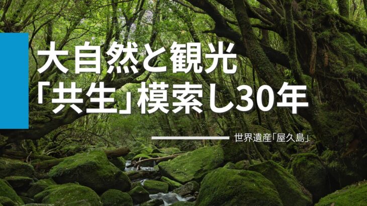 大自然と観光「共生」模索し30年 世界遺産「屋久島」