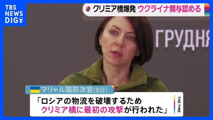 ウクライナ国防次官　クリミア橋爆発への関与認める｜TBS NEWS DIG