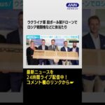 段ボール製のドローンで攻撃　ウクライナ軍がロシア戦闘機などに体当たり(2023年8月31日)#shorts