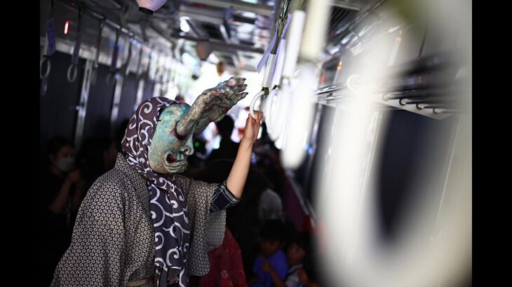 妖怪と電車旅はいかが 「嵐電妖怪電車」が4年ぶり復活