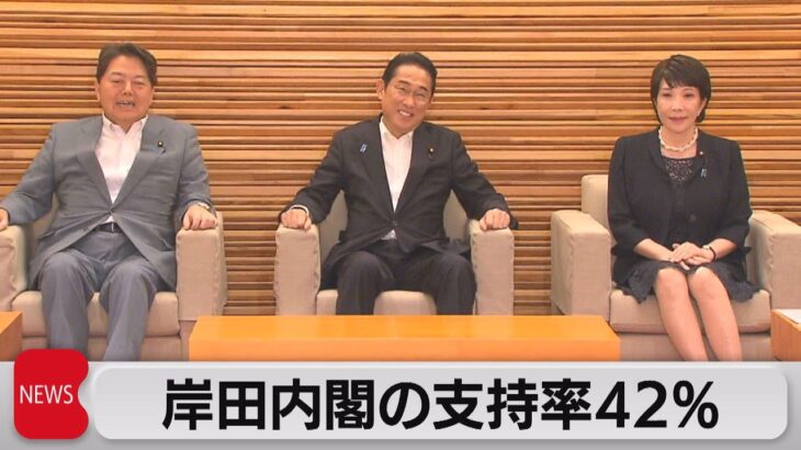 岸田内閣支持率 3カ月連続で不支持が支持を上回る（2023年8月28日）