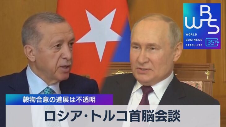 ロシア・トルコ首脳会談　穀物合意の進展は不透明【WBS】（2023年9月4日）