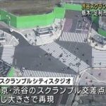 渋谷スクランブル交差点を栃木・足利市に再現　約3年ぶり巨大セット公開(2023年10月14日)