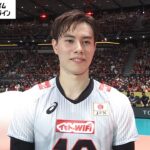 【髙橋藍・チュニジア戦後インタビュー】まだまだできる、もっと良いプレーが出せるようギアをアップ【パリ五輪予選/W杯バレー】