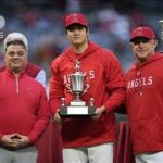 【速報】HR王の大谷翔平「MLBこれまでの偉大な日本人選手を考えると大変光栄で恐縮」(2023年10月2日)