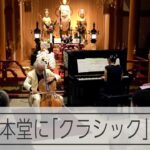 道後温泉近くの寺でコンサート　バッハやショパンの調べ、チェロの音が響く