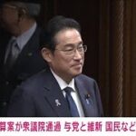 【速報】総額約13兆円の補正予算案　衆院本会議で可決　与党と維新・国民などが賛成(2023年11月24日)