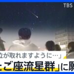 「ふたご座流星群」今年の見頃は“ピークの前日”天文担当の学芸員や4歳の女の子　星空を見上げる人たちの願いは【news23】｜TBS NEWS DIG