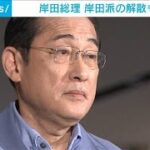 岸田総理　岸田派の解散も検討(2024年1月18日)