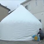 輪島市にインスタントハウス設置 人口流出防ぐ狙い(2024年1月25日)