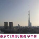 東京で黄砂観測 今年初(2024年3月30日)