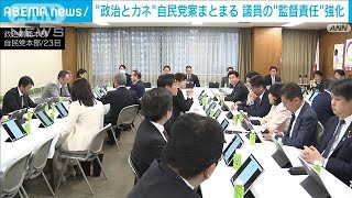 “政治資金”確認書の提出など自民党が独自案　今週中の合意目指しあす公明党と協議(2024年4月23日)