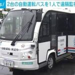 2社の自動運転バスを1人で遠隔監視…東急と京急が実証実験(2024年5月28日)