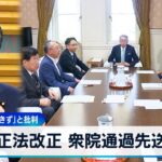 政治資金規正法改正 衆院通過先送り　公明代表「賛同できず」と批判【WBS】