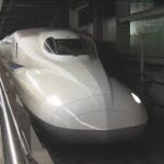 新幹線で缶詰め状態防止の訓練　同一番線に2編成停車で客降車(2024年5月22日)