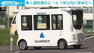 無人運転車のルールを1年以内に具体化へ　事故調査機関の設置も　政府が工程表を公表(2024年6月6日)