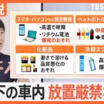 「外がレンジの中みたい」“体温超え”危険な暑さ…スマホなど車内放置は厳禁　ETCカードの“挿しっぱなし”にも注意【Nスタ解説】｜TBS NEWS DIG