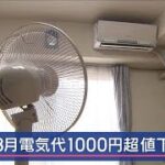 “値下がり”8月使用分の電気代1000円超、ガス料金500円【スーパーJチャンネル】(2024年7月30日)