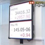 日経平均“歴史的値上がり”に 過去最大の下げ幅から一転(2024年8月6日)