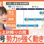 台風7号あす関東に最接近　各地で大雨・暴風のおそれ…停電や断水に注意　予報士「動きが遅く影響長引く可能性」【Nスタ解説】｜TBS NEWS DIG