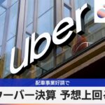 ウーバー決算 予想上回る 配車事業好調で【モーサテ】