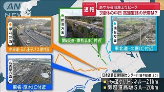 3連休の中日 高速道路の渋滞は?　12日から渋滞上りピーク【スーパーJチャンネル】(2024年8月11日)