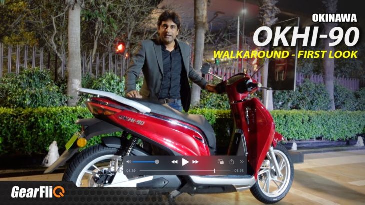 Okinawa Okhi 90 EV (First of its kind) 160km range  – Walkaround & Price | Hindi | GearFliQ