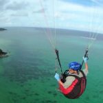 paragliding chase cam in ishigakijima